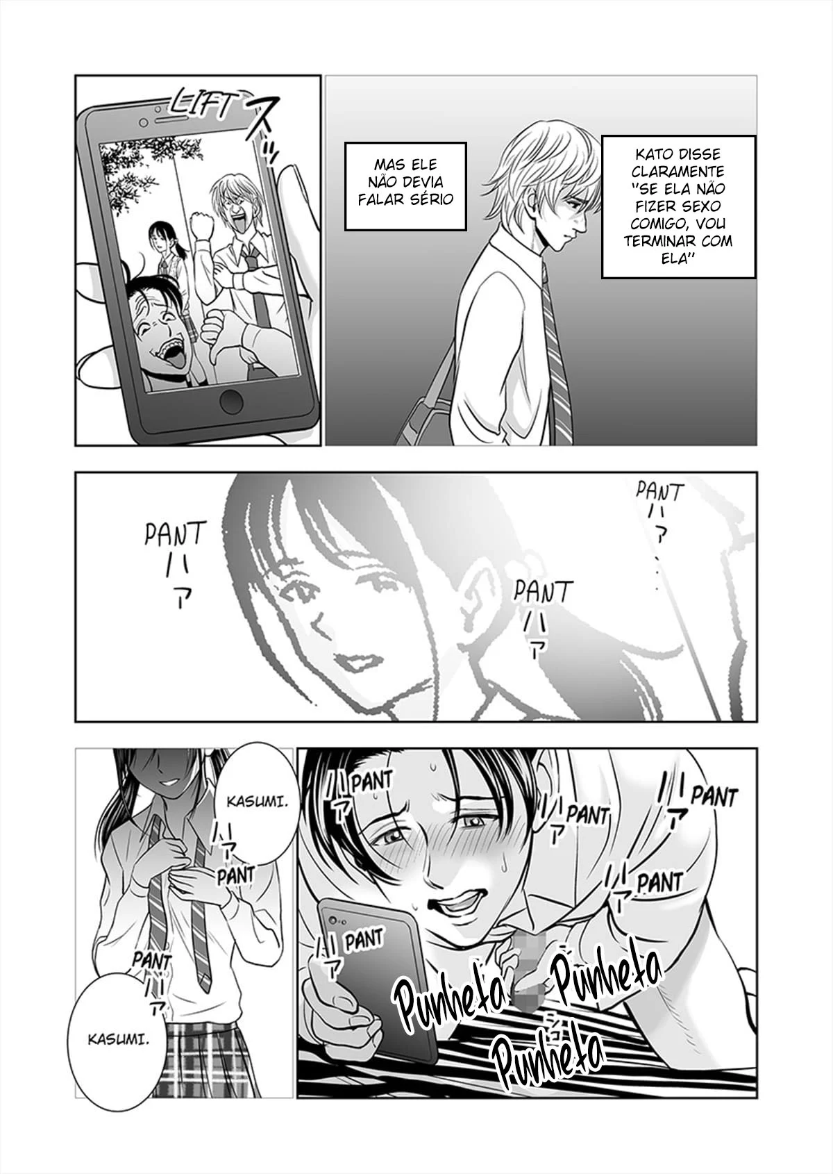 Uma Vida Escolar Selvagem Com Duas Garotas do Ensino Médio – Doujinshi Hentai – Sem Censura