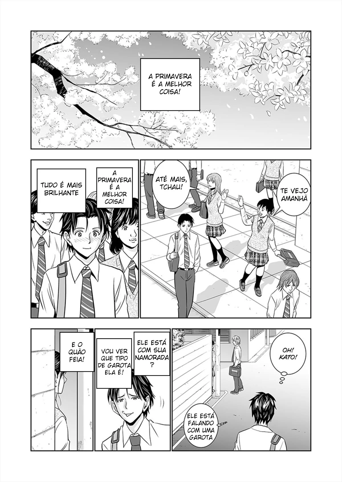 Uma Vida Escolar Selvagem Com Duas Garotas do Ensino Médio – Doujinshi Hentai – Sem Censura