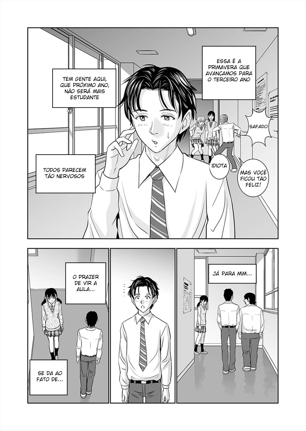 Uma Vida Escolar Selvagem Com Duas Garotas do Ensino Médio – Doujinshi Hentai – Sem Censura