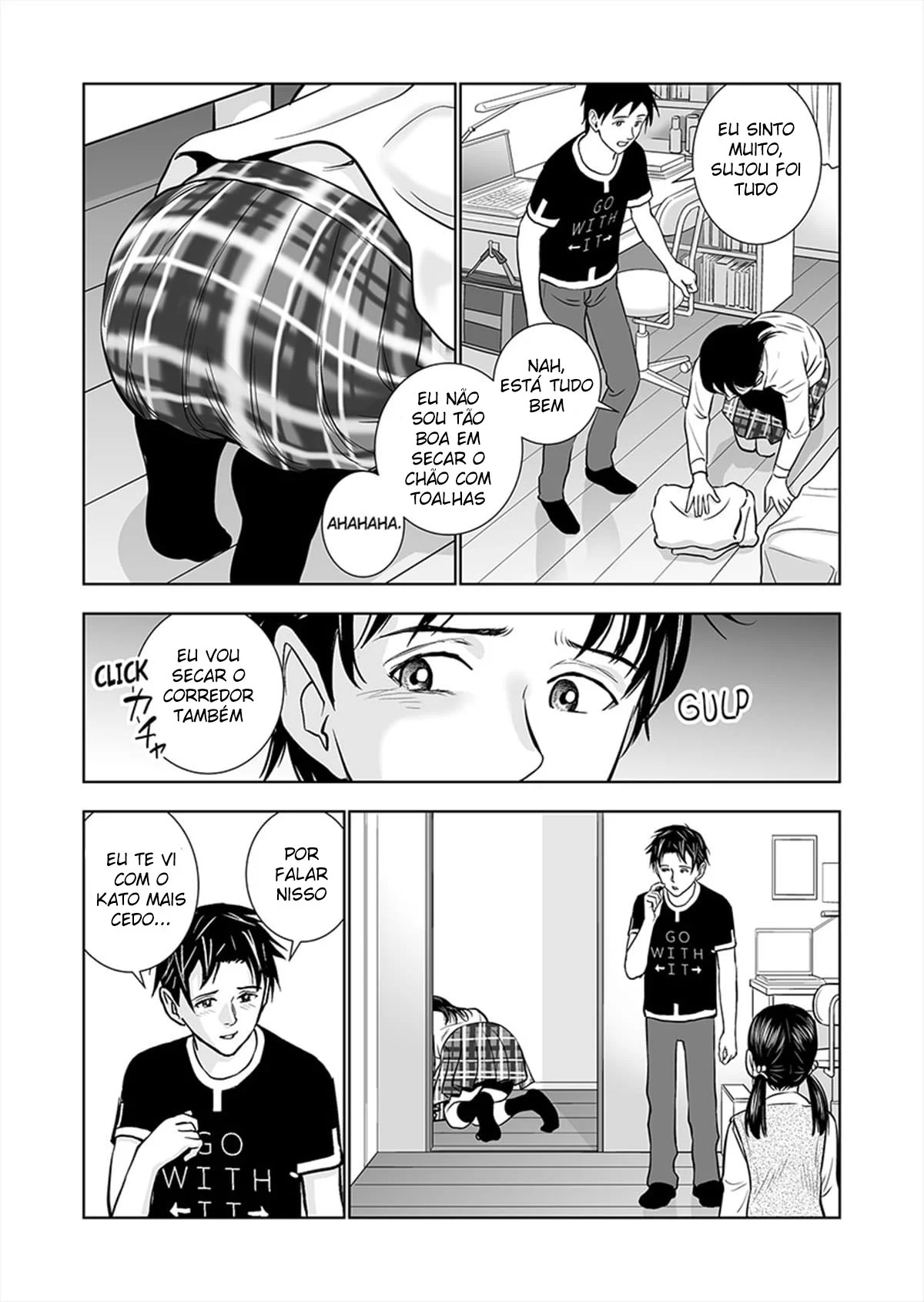 Uma Vida Escolar Selvagem Com Duas Garotas do Ensino Médio – Doujinshi Hentai – Sem Censura