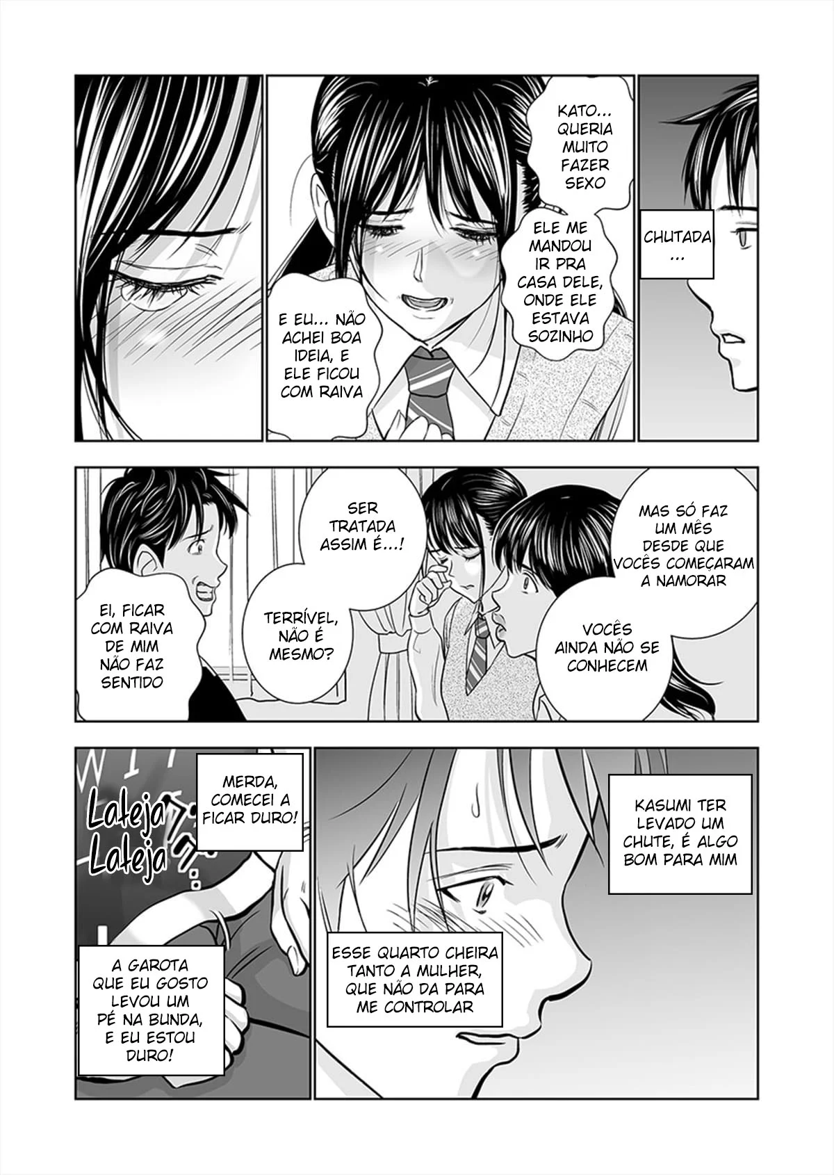 Uma Vida Escolar Selvagem Com Duas Garotas do Ensino Médio – Doujinshi Hentai – Sem Censura