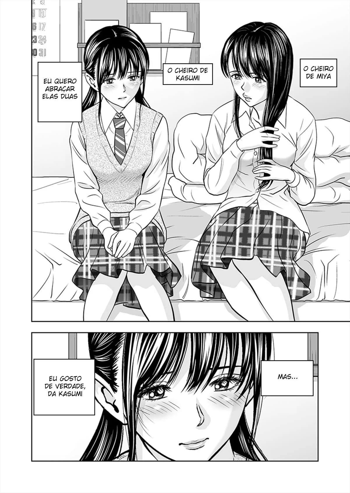 Uma Vida Escolar Selvagem Com Duas Garotas do Ensino Médio – Doujinshi Hentai – Sem Censura