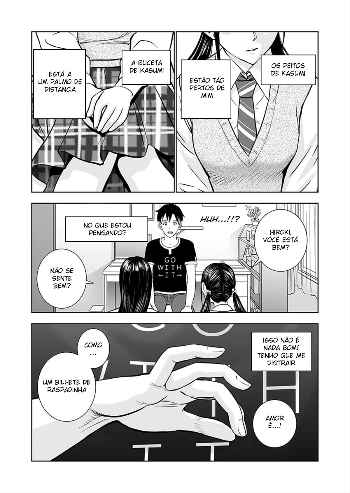 Uma Vida Escolar Selvagem Com Duas Garotas do Ensino Médio – Doujinshi Hentai – Sem Censura