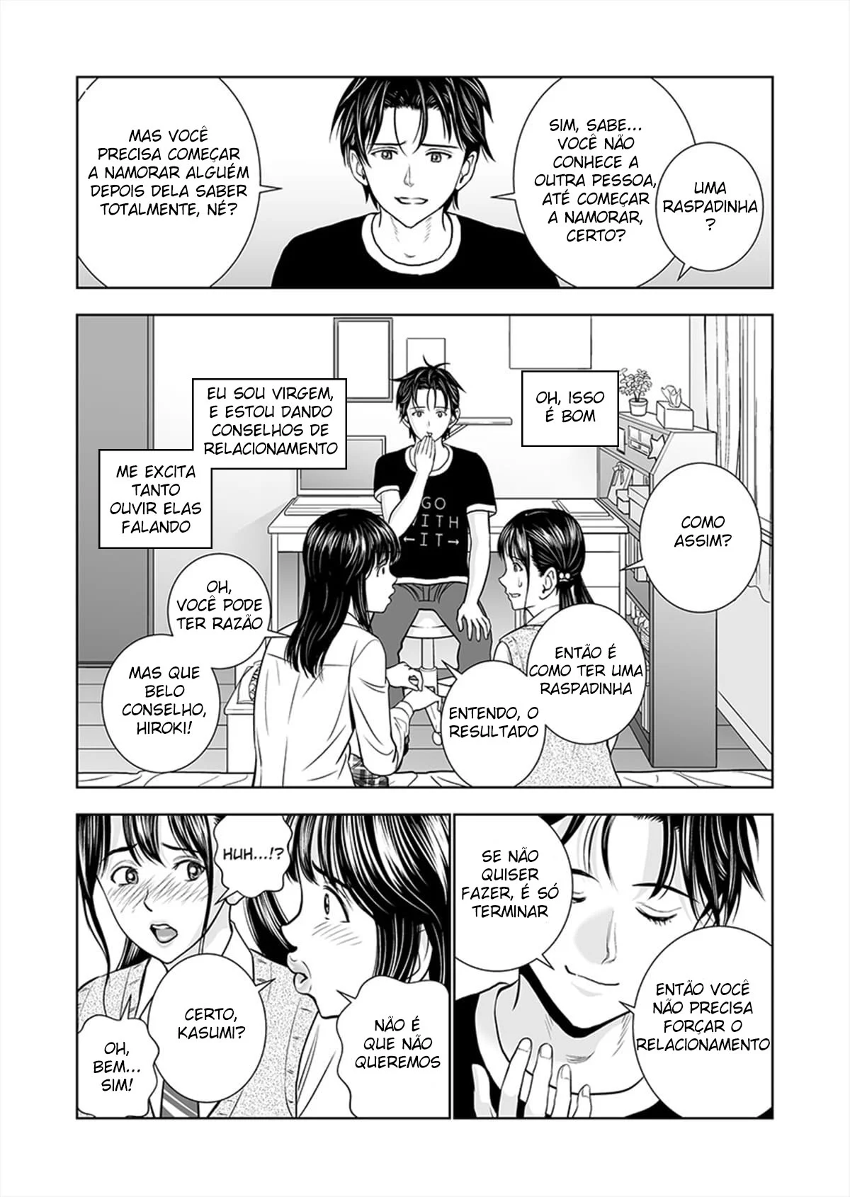 Uma Vida Escolar Selvagem Com Duas Garotas do Ensino Médio – Doujinshi Hentai – Sem Censura