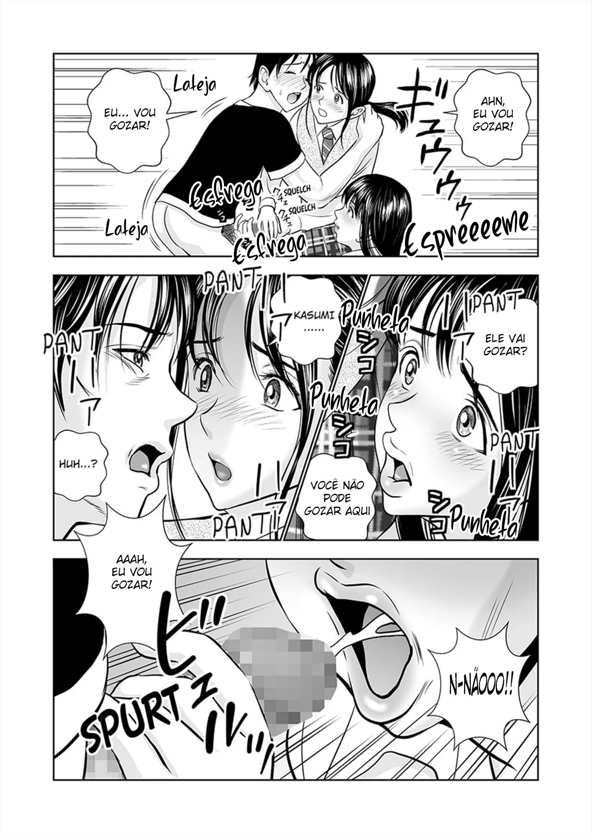 Uma Vida Escolar Selvagem Com Duas Garotas do Ensino Médio – Doujinshi Hentai – Sem Censura