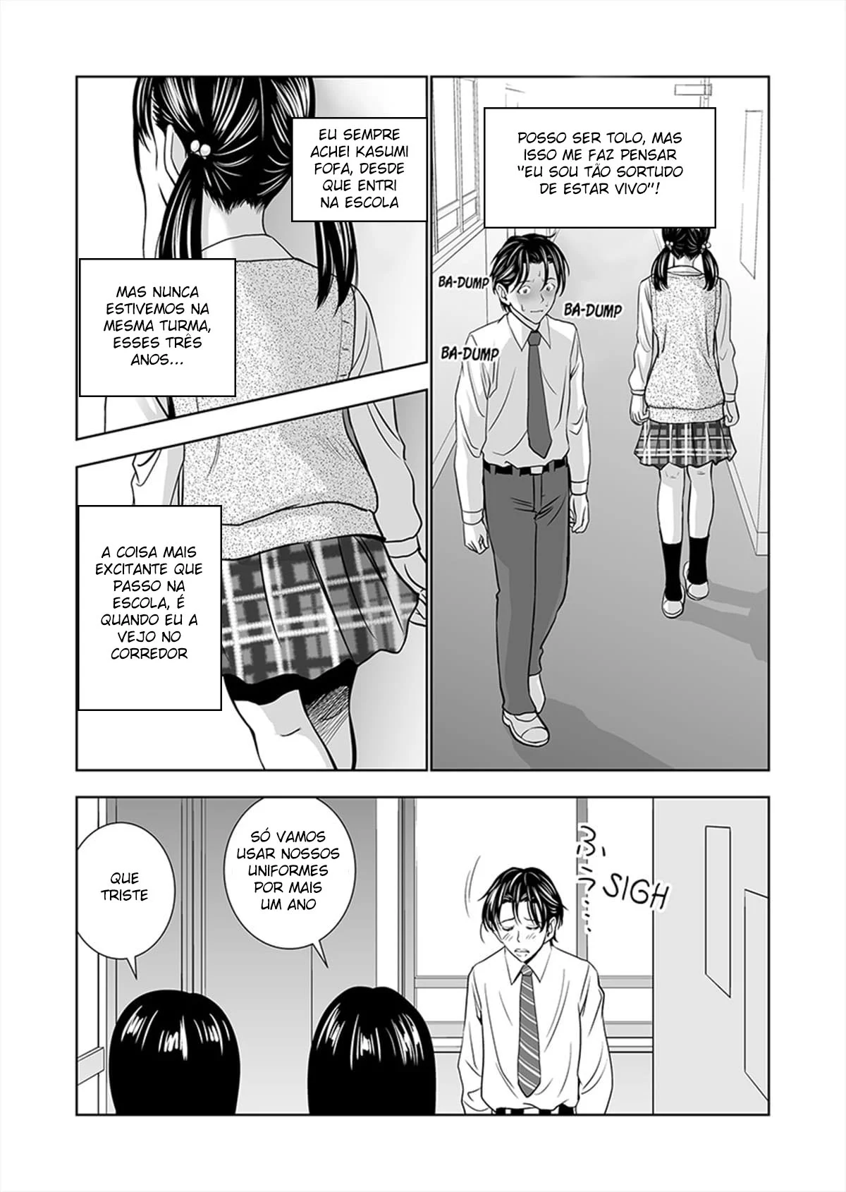 Uma Vida Escolar Selvagem Com Duas Garotas do Ensino Médio – Doujinshi Hentai – Sem Censura