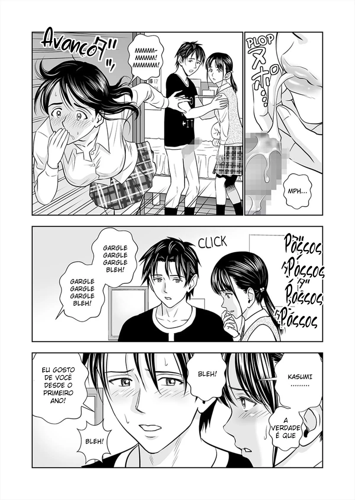 Uma Vida Escolar Selvagem Com Duas Garotas do Ensino Médio – Doujinshi Hentai – Sem Censura