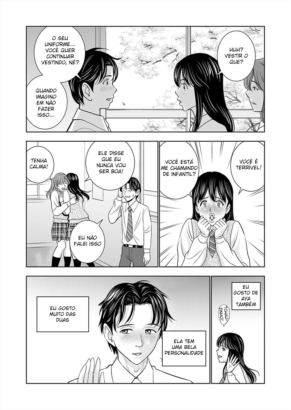 Uma Vida Escolar Selvagem Com Duas Garotas do Ensino Médio – Doujinshi Hentai – Sem Censura