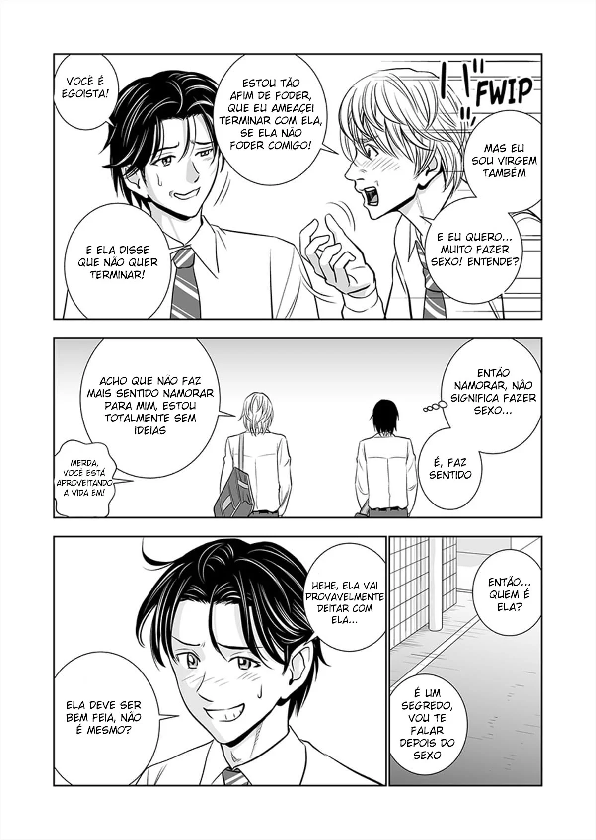 Uma Vida Escolar Selvagem Com Duas Garotas do Ensino Médio – Doujinshi Hentai – Sem Censura