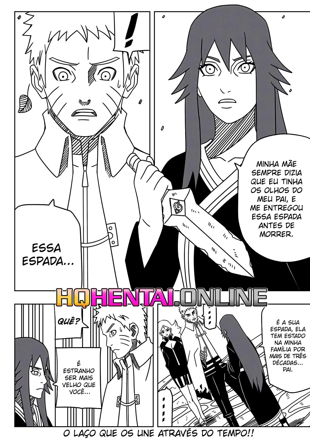 Uma Visita Inesperada – hentai sem censura – Quadrinho Completo