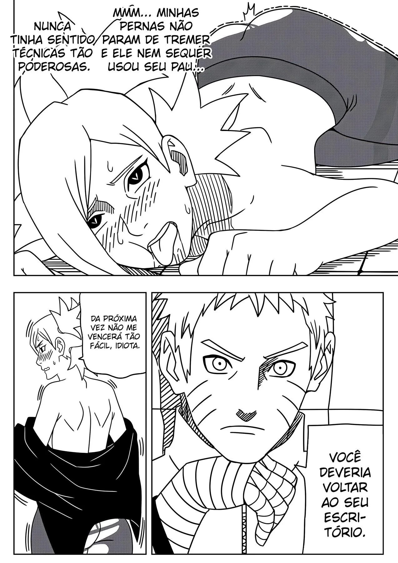 Uma Visita Inesperada – hentai sem censura – Quadrinho Completo