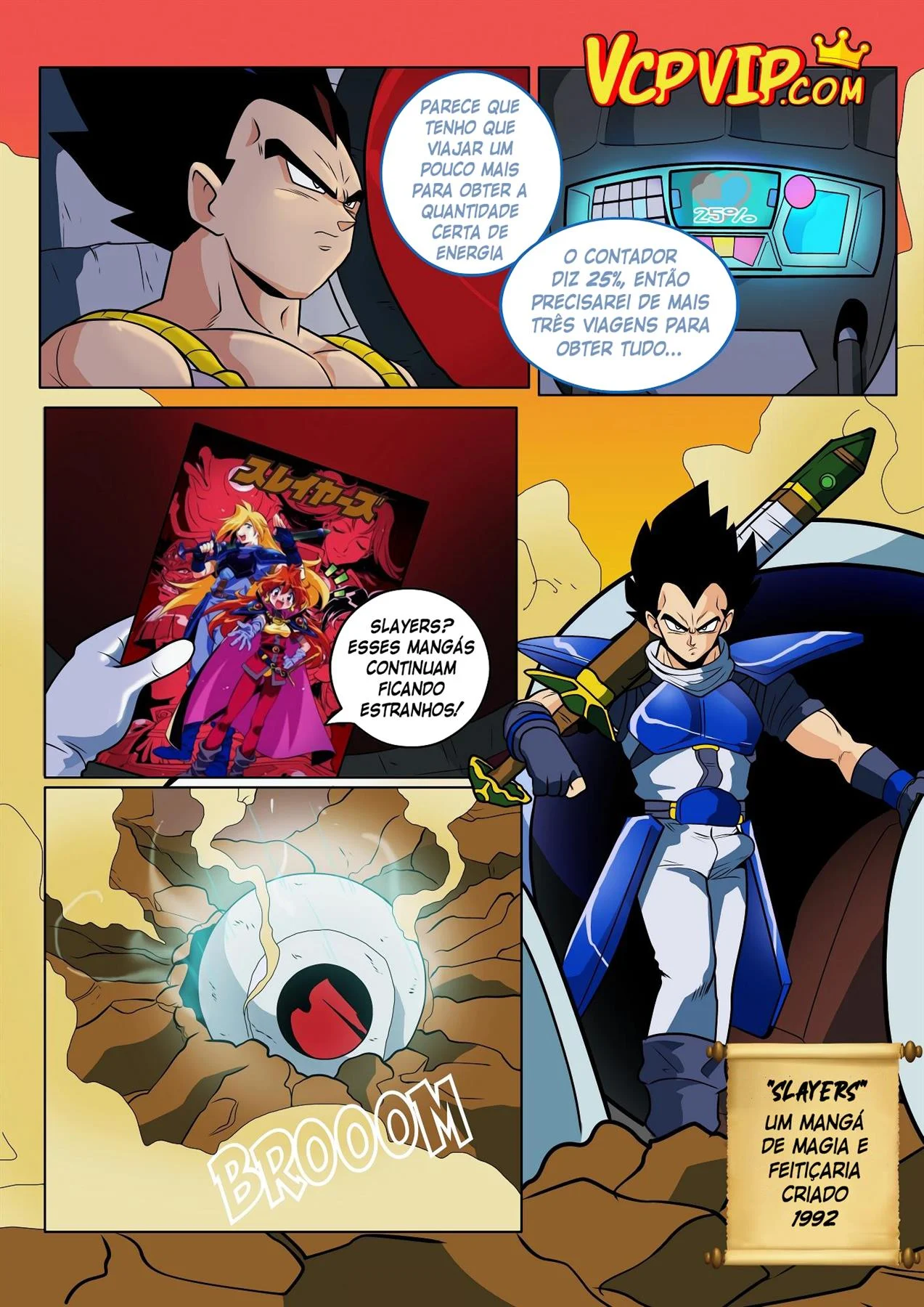 Vegeta no Multiverso da Putaria – Bombado – Completo