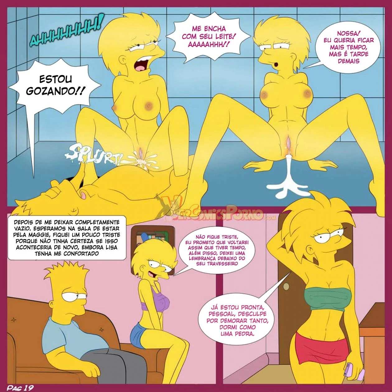 Velhos Hábitos – Lisa Simpson Hentai – Versão Traduzida