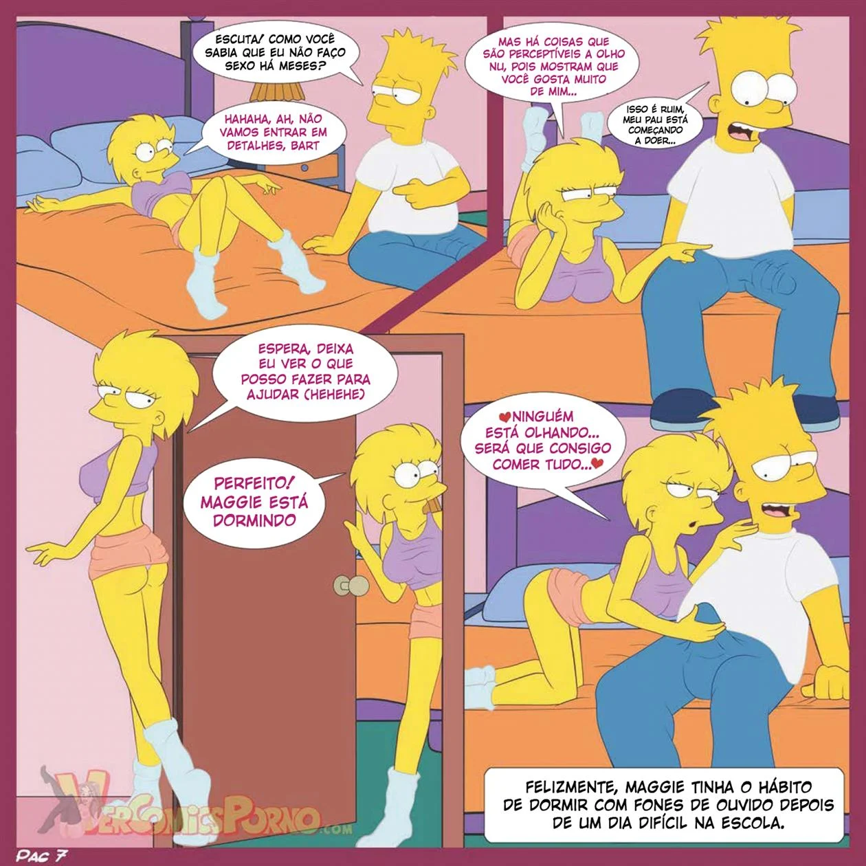 Velhos Hábitos – Lisa Simpson Hentai – Versão Traduzida