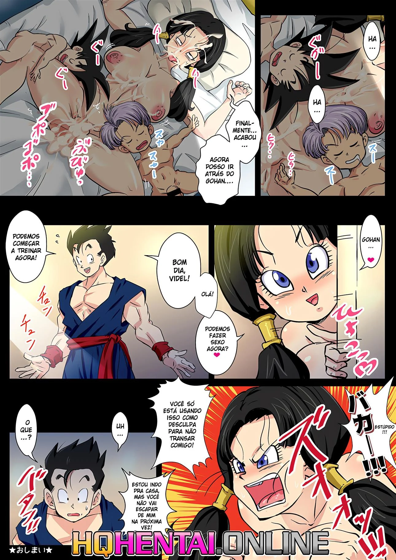 Videl em Busca de Sexo – Sexo Grupal – Versão Traduzida