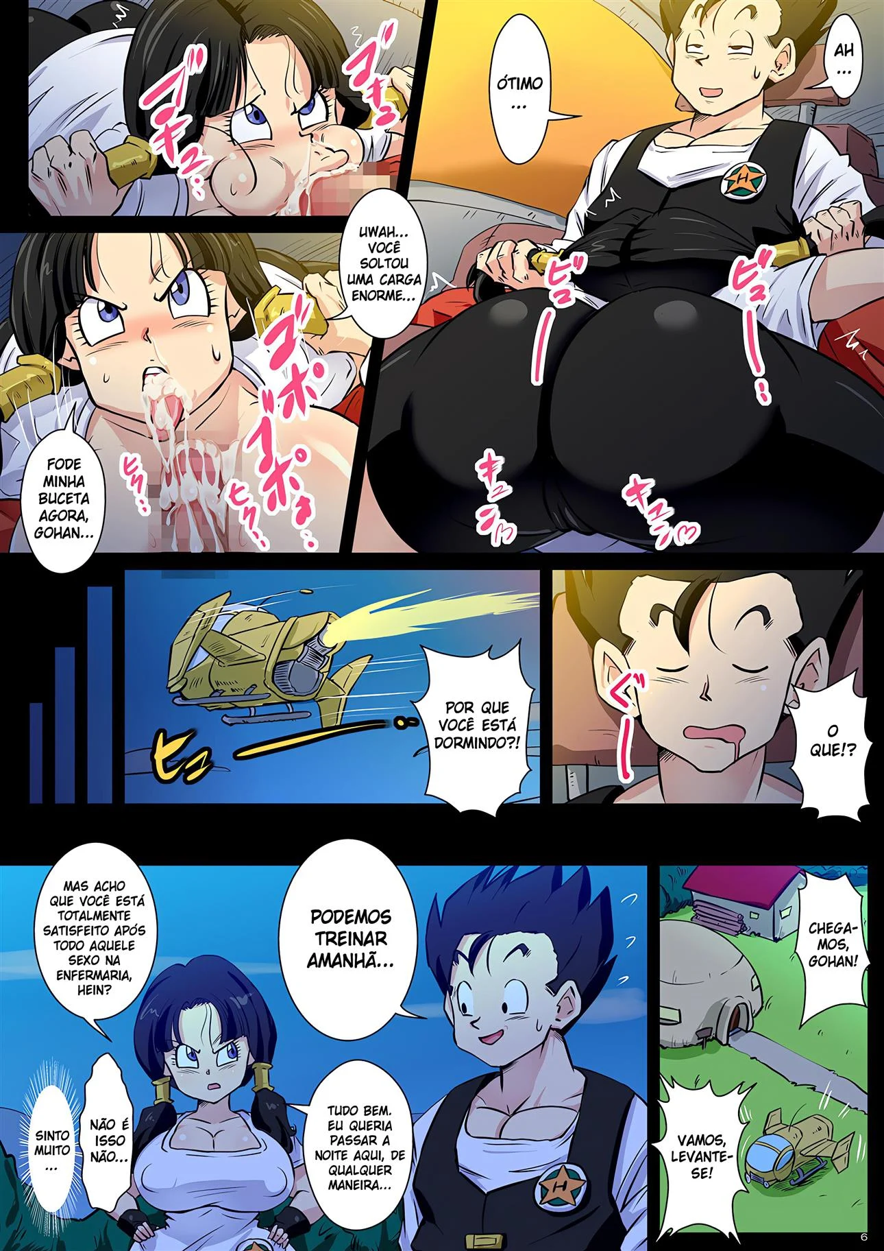 Videl em Busca de Sexo – Sexo Grupal – Versão Traduzida