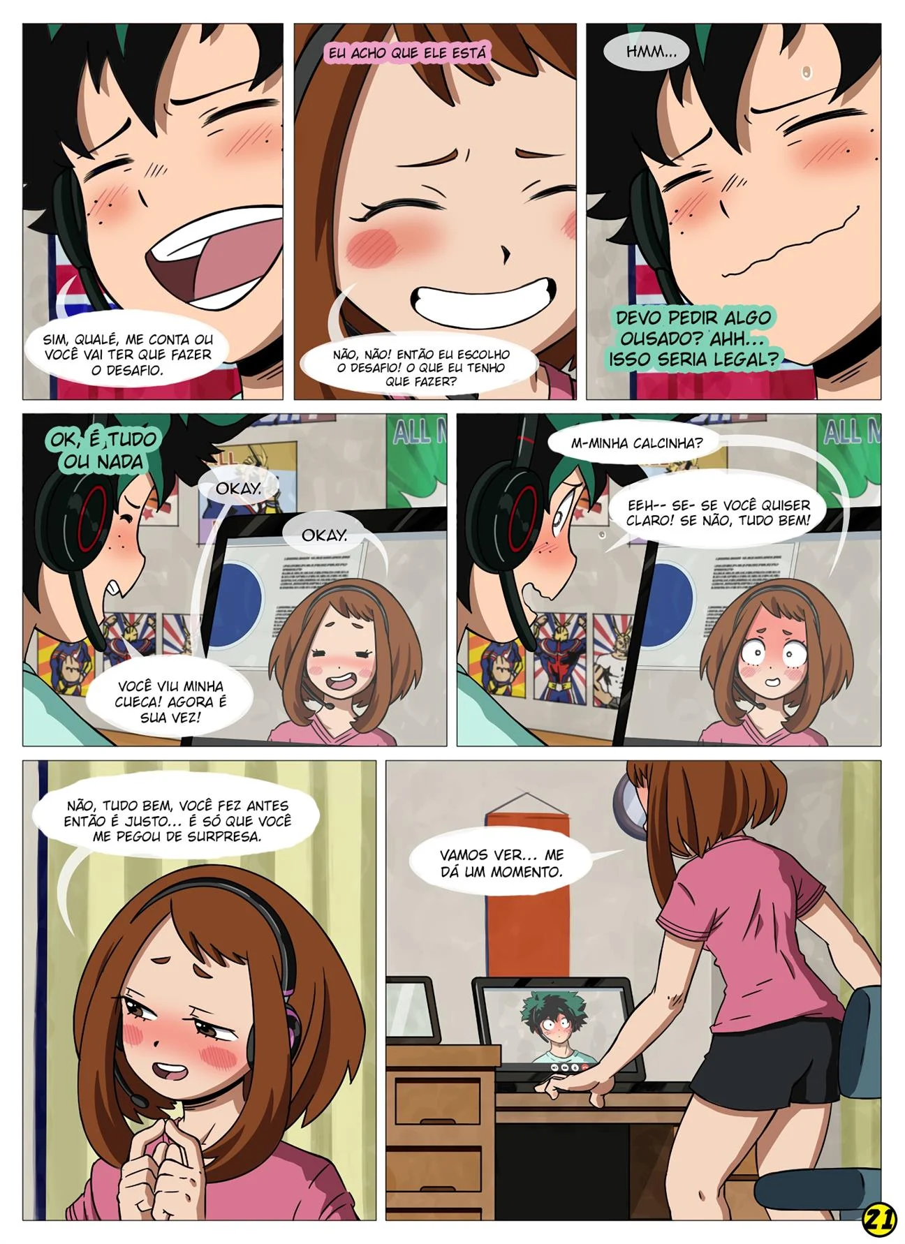 Websexo com Uraraka – Bombado – Versão Nacional